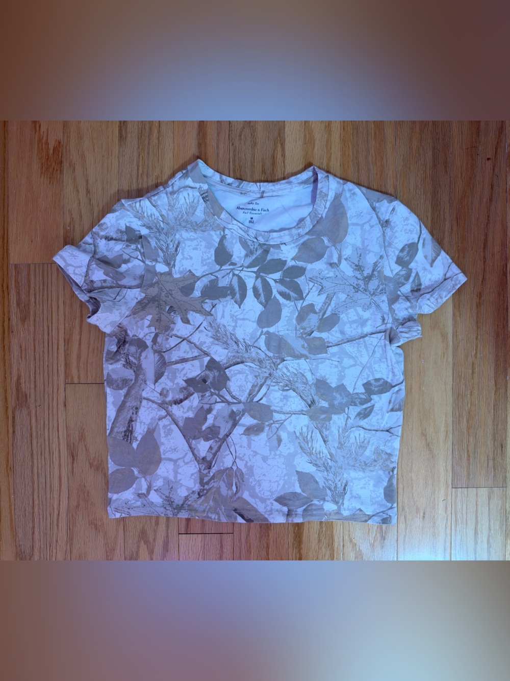 A&F Essentials Camo Baby Tee
